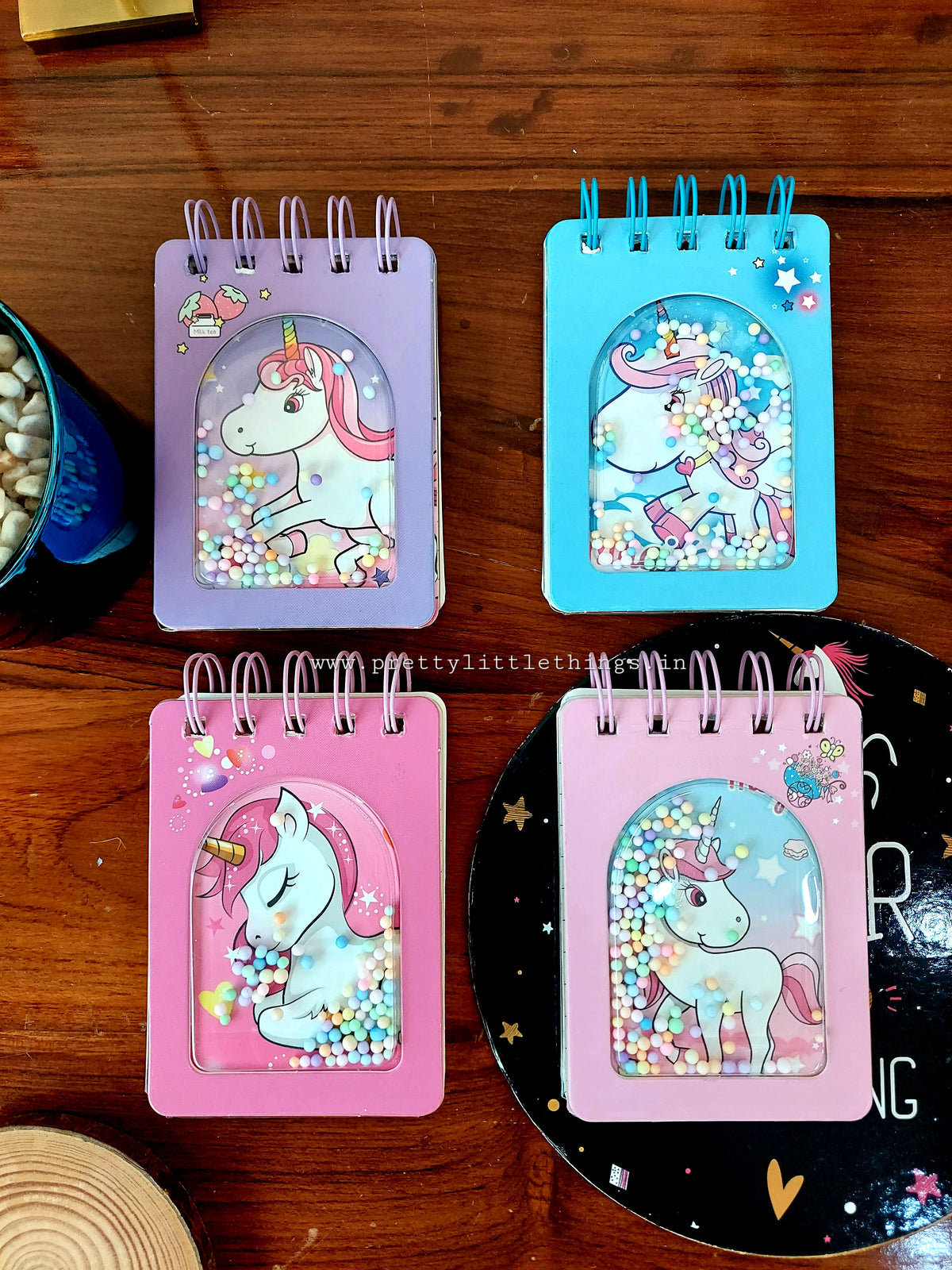 Unicorn Pocket Notepads (With Colorful Balls)