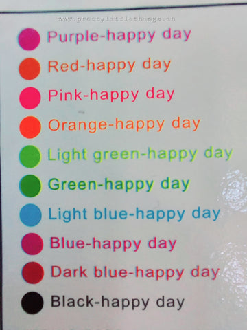 Multicolor Gel Pens Pack [BTS] [Emoji Characters]