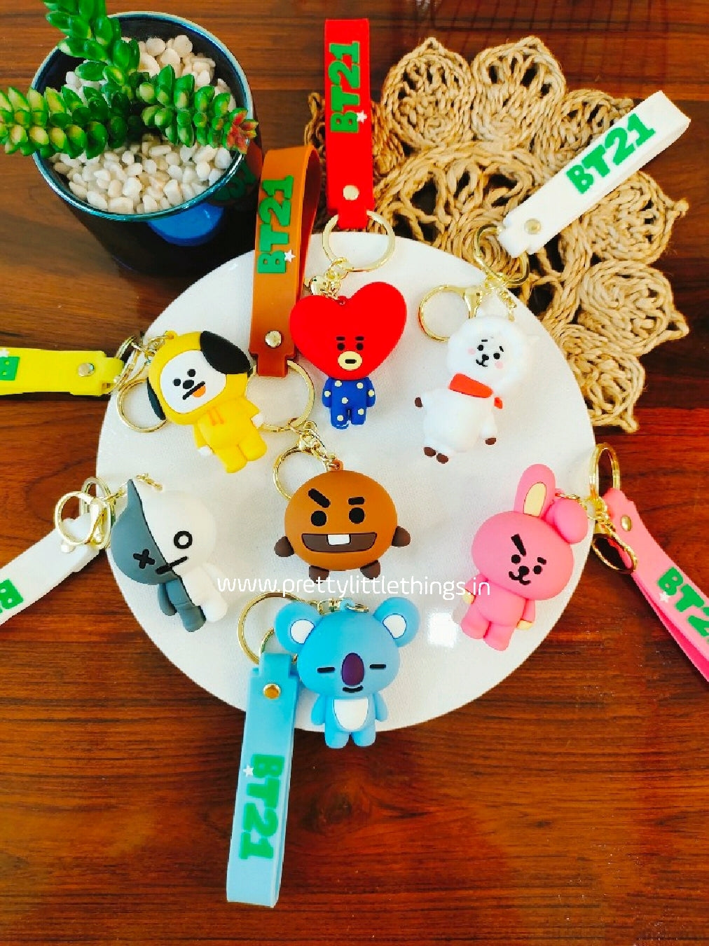 BTS Emoji Keychains