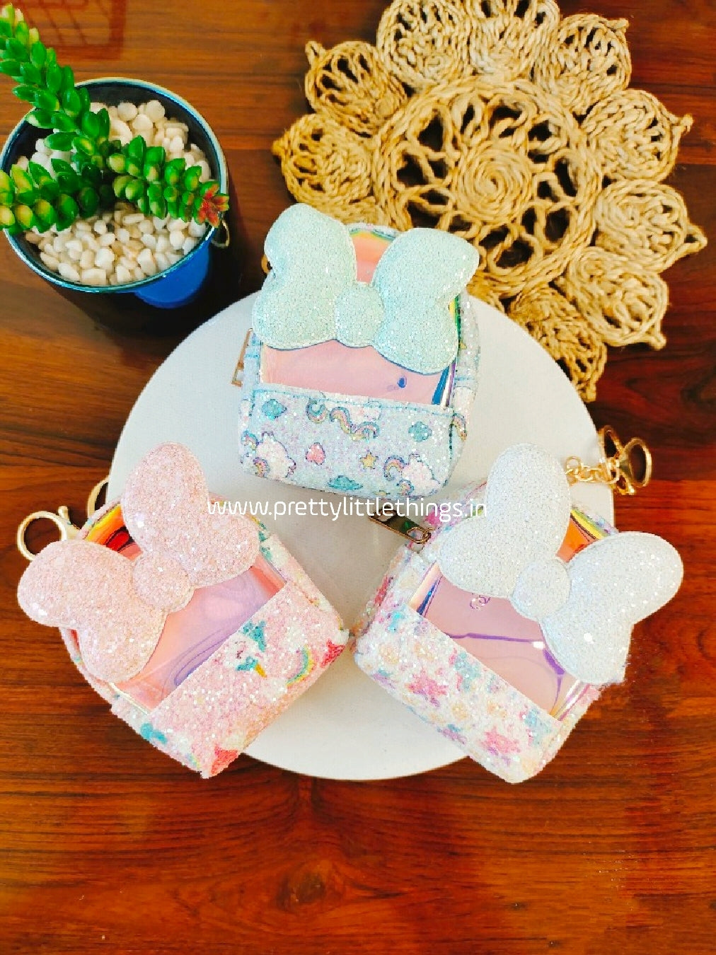 Shimmer Bow Coin Pouch
