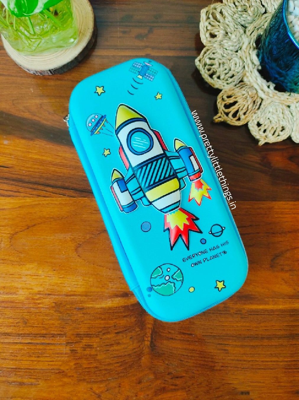 EVA 3D Rocket theme Pencil Case
