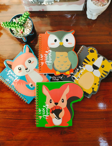 Animal Character Spiral Notepads