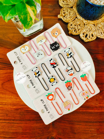 Quirky Panda Bookmarks / Paper Clips