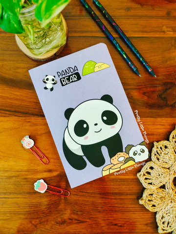 Slim Diary - Playful Pandas