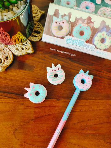 Donut Pencil Topper Erasers