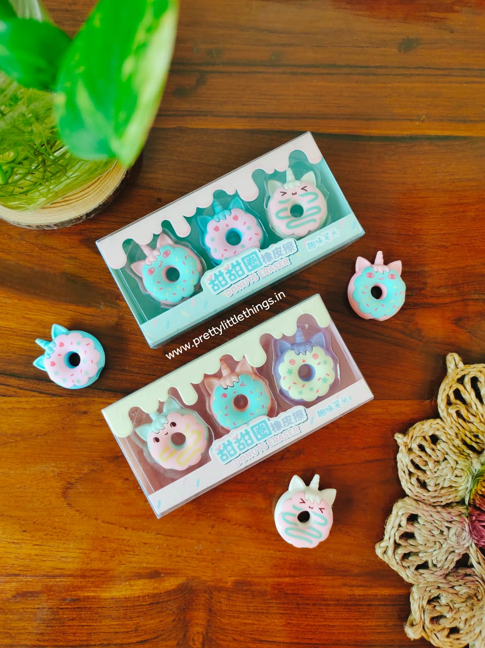 Donut Pencil Topper Erasers