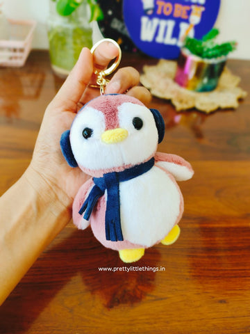 Soft Plushy Penguin Keychain