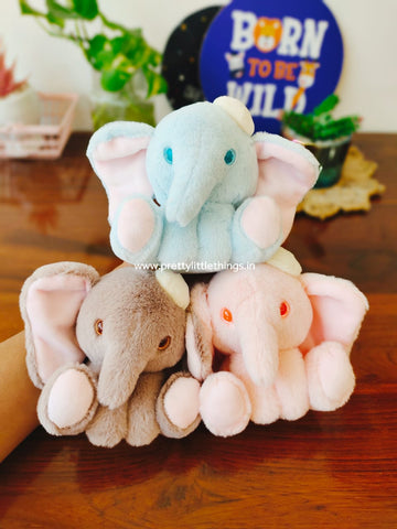 Baby Elephant Plushy Keychain