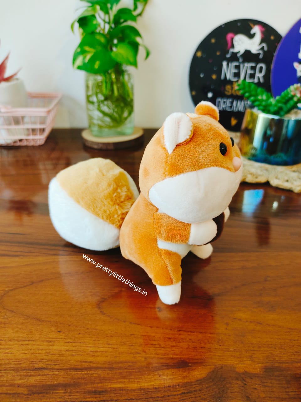 Squirrel Plushy Keychain