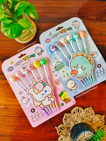 Pencil Pack with Cute Toppers