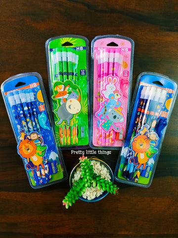 Animal Themed Pencils Pack