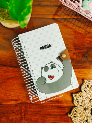 Panda/Bear theme Clamp Journal