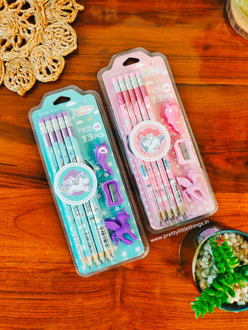 Unicorn themed Pencils Pack