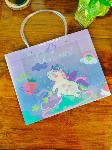 Unicorn Themed Gift Bags - Rectangle