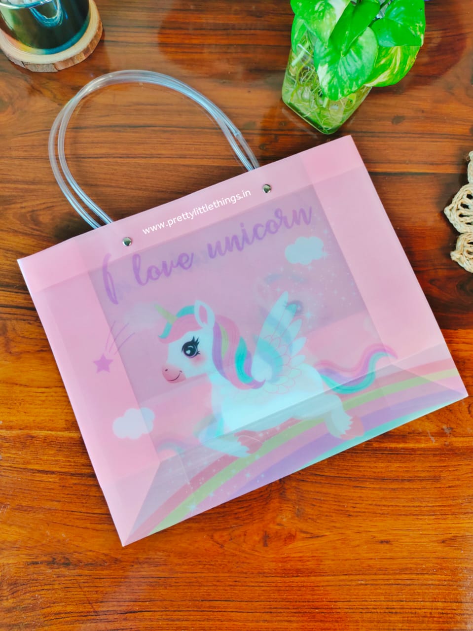 Unicorn Themed Gift Bags - Rectangle