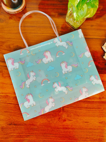 Unicorn Themed Gift Bags - Rectangle