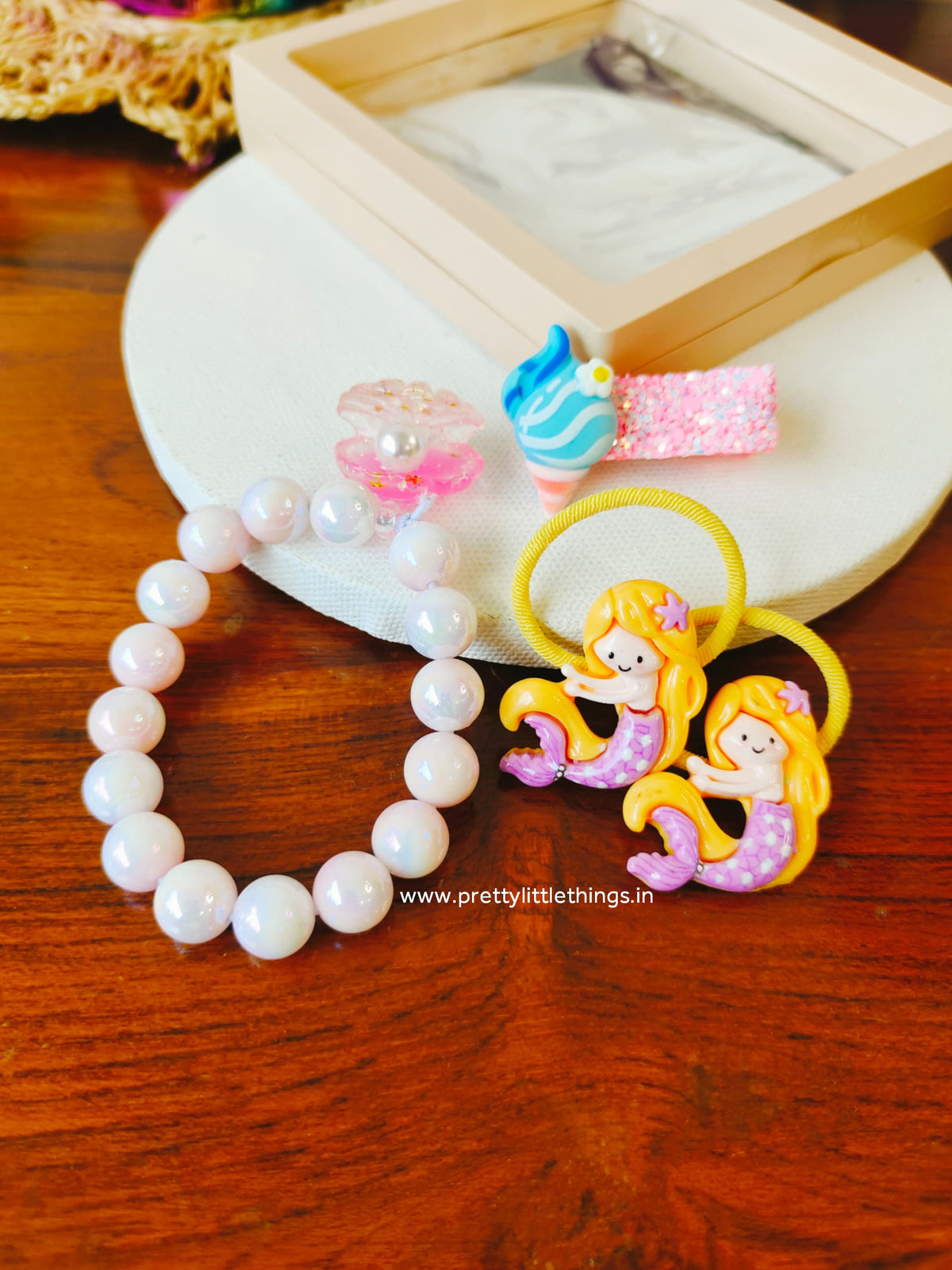 Mermaid Bracelet & Hair Accessories Set