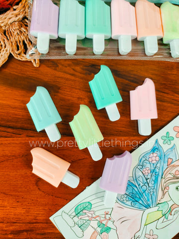 Ice Cream Popsicle Shape Highlighters