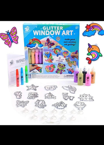 Window Glitter Art Activity Kit