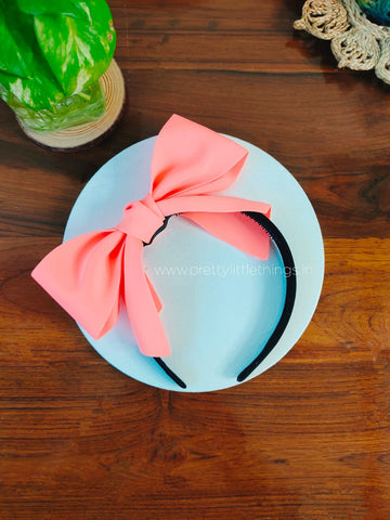 Neon Shade Knot and Bow Style Hair Bands