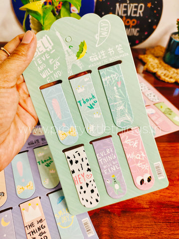 Cats & Quotes Magnetic Bookmarks Packs