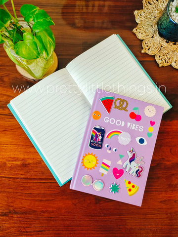 Beautiful 'Good Vibes' Diary / Notebook