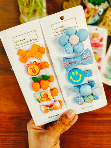 Baby Hair Clips Pack (pack of 5) [HCBP5]