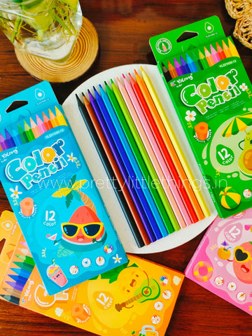 Fruits Themed Color Pencils Packs