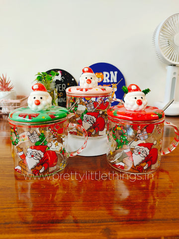 Christmas theme Transparent Mugs