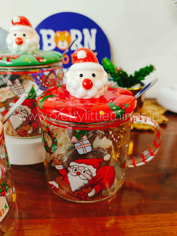Christmas theme Transparent Mugs