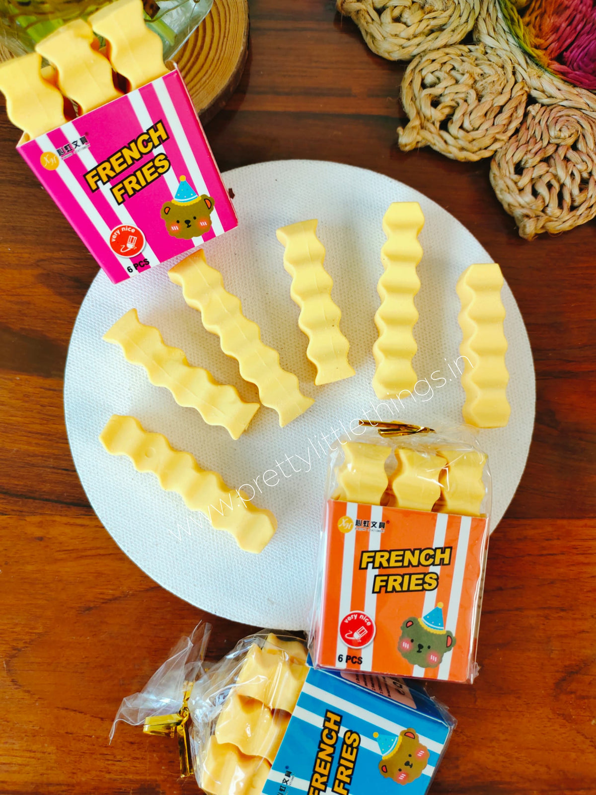 French Fries Pack - Erasers