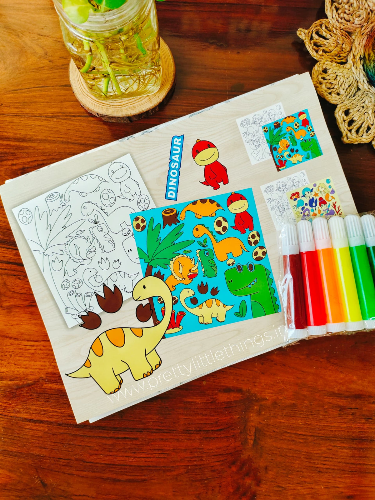 Coloring Mat (Re-useable) for Kids