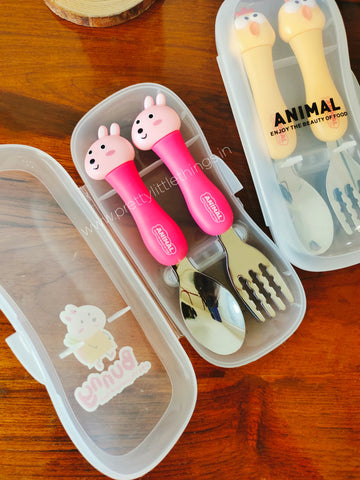 Stainless Steel Spoon Fork Set for Kids
