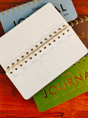 Elegant Weekly Planner Journals