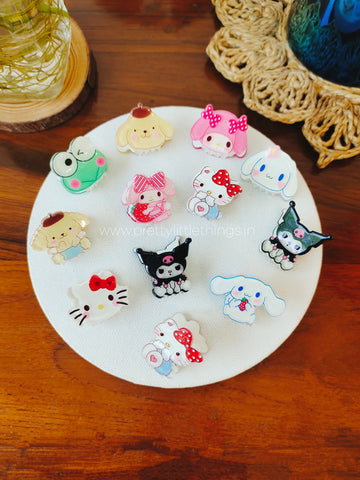 Cute Kids Mini Butterfly Clips (Sanrio Theme)