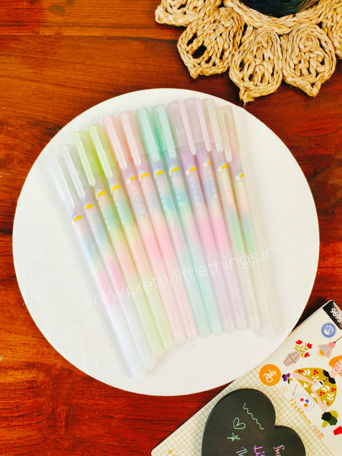 Beautiful Rainbow Pens (Pack of 4)