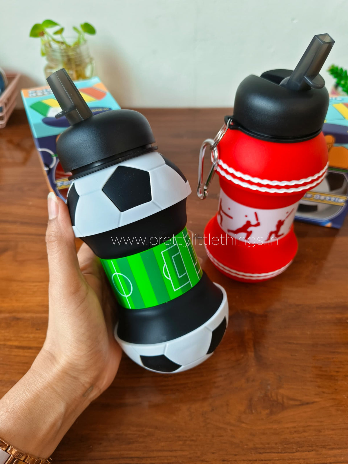 Foldable Bottle - Football / Cricket