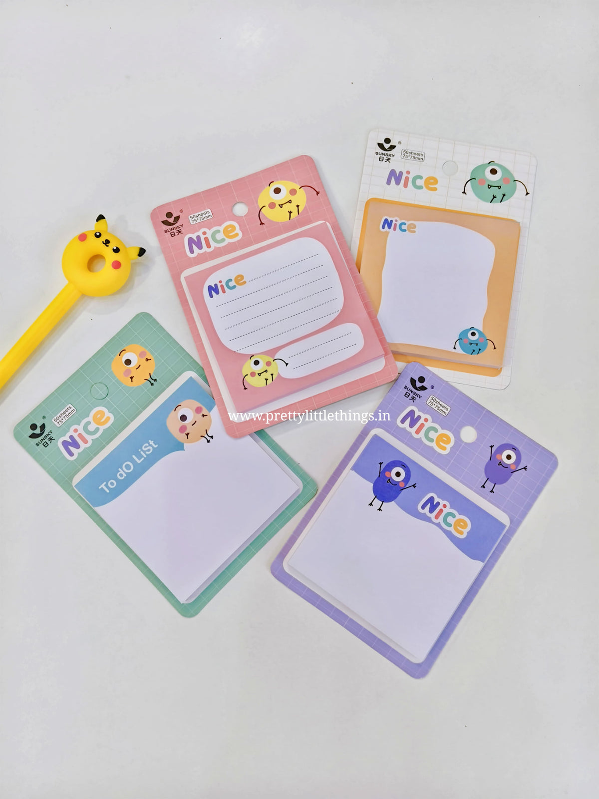 ' Nice ' Cute Monster Sticky Notes