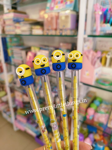 Minion Theme Push Pencils