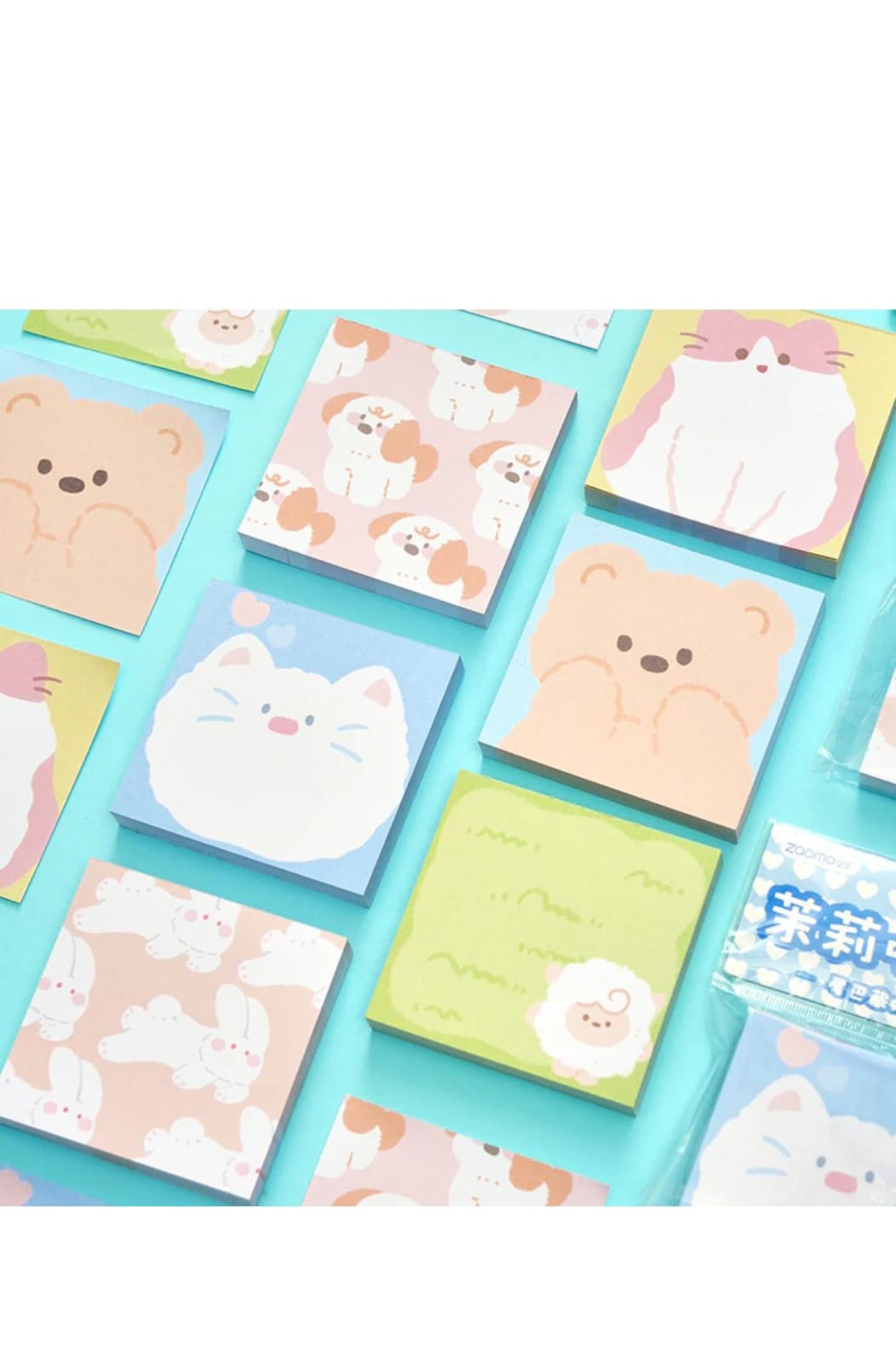 Cute Animals Kawaii Sticky Notes