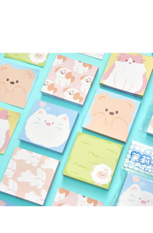 Cute Animals Kawaii Sticky Notes