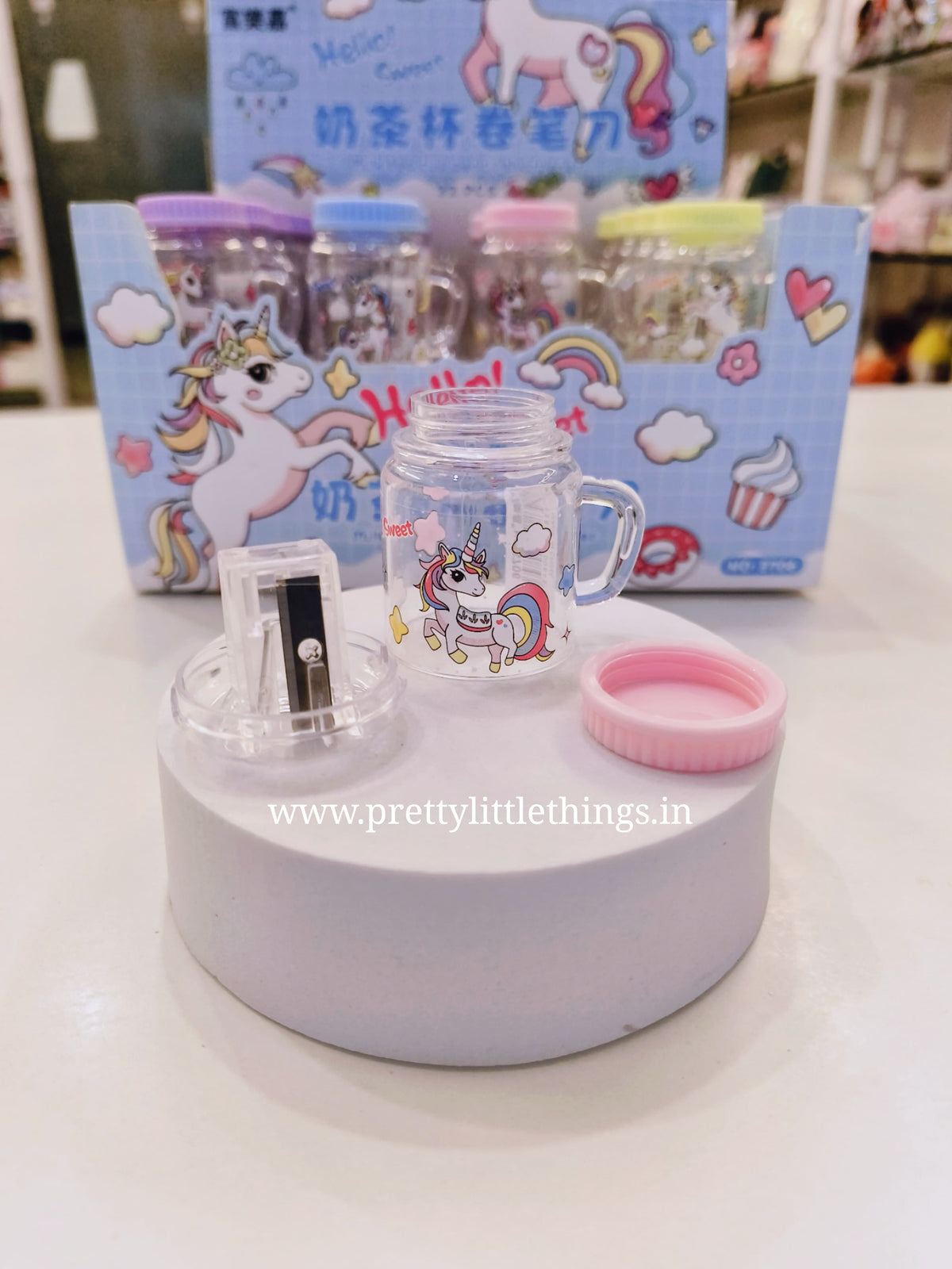 Unicorn Mini Jar Sharpener