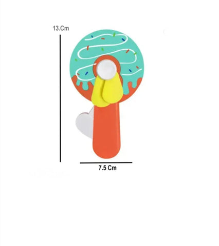 Donut Toy Hand Fan