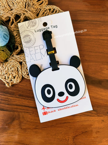 Panda Luggage Tag