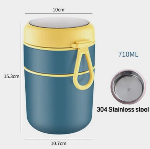 Tedemei Vertical 2 Section Steel Insulated Tiffin