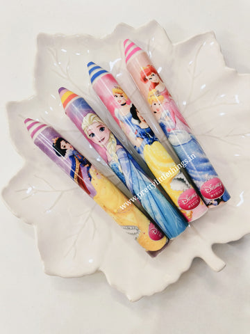 Princess theme Pencil Shape Log Erasers