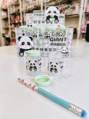 Panda Mason Jar Sharpener