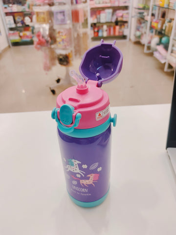 Born to Sparkle, Unicorn Insulated Bottle, (Straw & Strap)