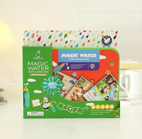 New Magic Water Painting Book