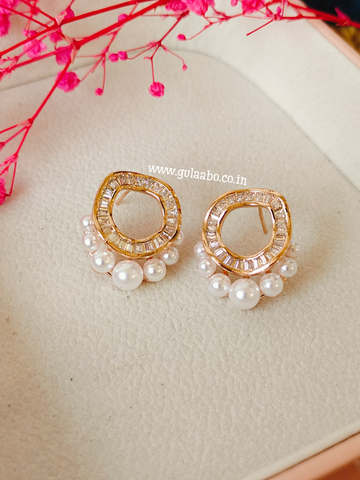 Reet - Korean Style Pearl Earrings